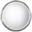 Uttermost Orion Contemporary PU and MDF Wood Decorative Mirror in Silver