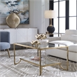 Uttermost Arnav Steel and Ceramic Table Lamp in Textured Black and Light Gray