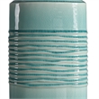 Uttermost Rila Ceramic and Iron Table Lamp in Distressed Teal and Off White