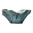 Uttermost Teo Coastal Tamarind Wood Wall Art in Soft Blue Green (Set of 3)