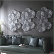 Uttermost Ripley Coastal Iron Metal Wall Art in Metallic Pewter