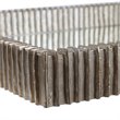 Uttermost Talmage Polyresin and MDF Wood Mirrored Tray in Silver Leaf