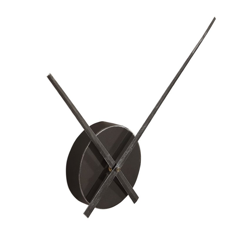 Uttermost Marcelo Modern Firwood and Iron Wall Clock in Natural