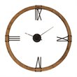 Uttermost Marcelo Modern Firwood and Iron Wall Clock in Natural