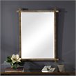 Uttermost Abanu Resin and MDF Wood Vanity Mirror in Antique Gold