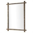 Uttermost Abanu Resin and MDF Wood Vanity Mirror in Antique Gold