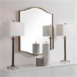 Uttermost Cerise Traditional MDF Metal Wall Mirror in Antique Gold