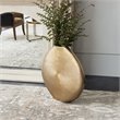 Uttermost Gretchen Contemporary Aluminum Vase in Gold Finish