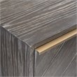 Uttermost Armistead MDF Wood and Steel Drawer Chest in Dark Walnut