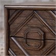 Uttermost Mindra Transitional Solid Wood Drawer Chest in Deep Walnut