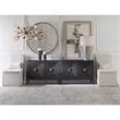 Uttermost Coley Coastal Wood and Fabric Armless Chair in Off White