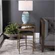 Uttermost India Contemporary Metal Nesting Tables in Antique Gold (Set of 3)