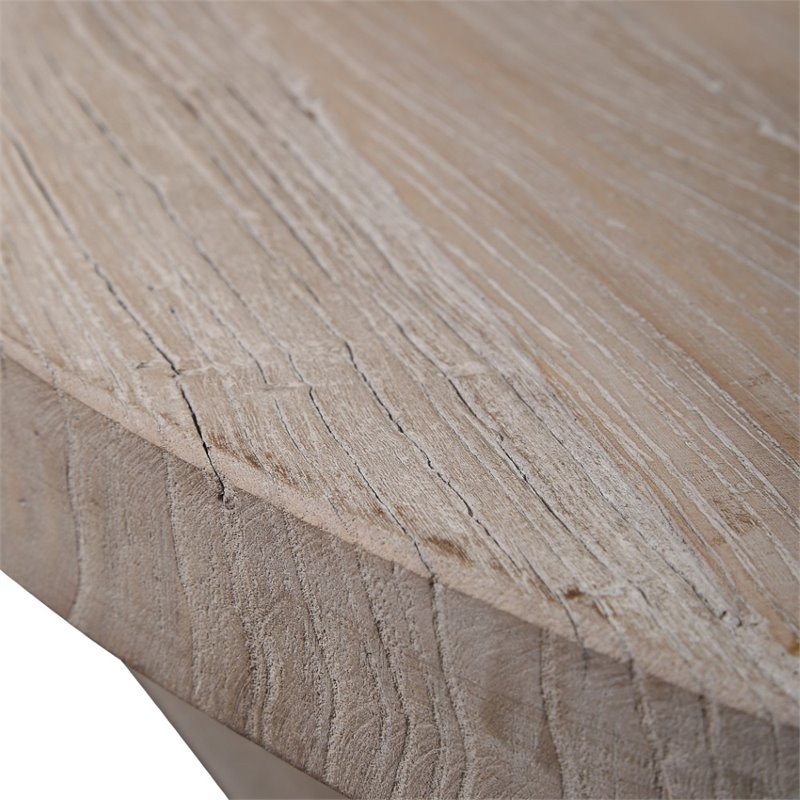 Uttermost Kendry Coastal Elm Wood Coffee Table in Natural Finish
