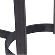 Uttermost Basuto Modern Iron Metal and Wood Console Table in Light Gray