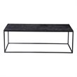 Uttermost Coreene Aluminum and Iron Coffee Table in Black Finish