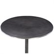Uttermost Beacon Contemporary Aluminum Accent Table in Antique Nickel