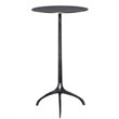 Uttermost Beacon Contemporary Aluminum Accent Table in Antique Nickel