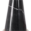 Uttermost Alastair Mid-Century Steel Marble & Fabric Table Lamp in Black