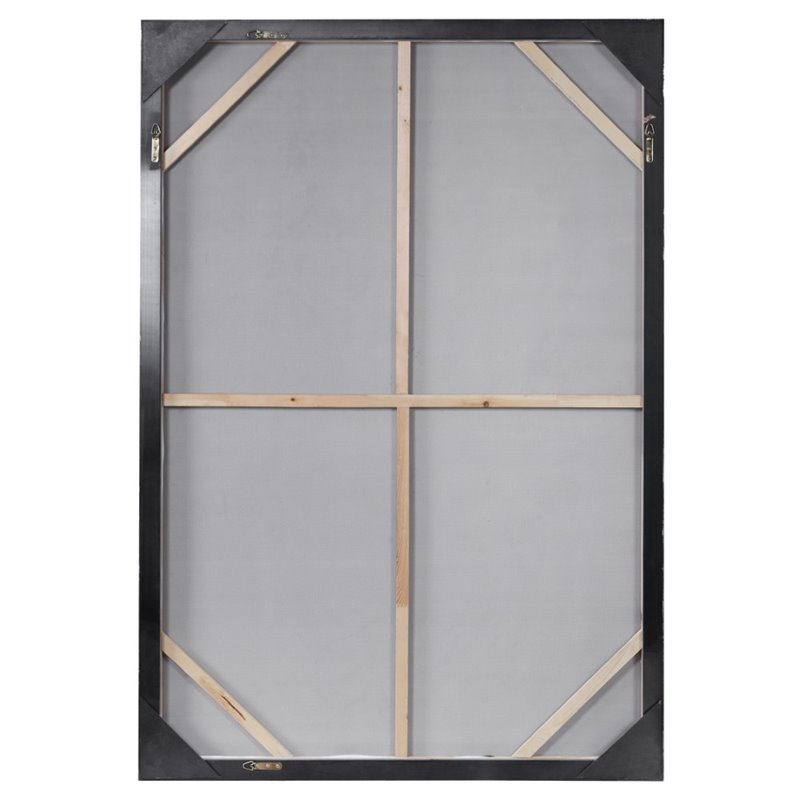 Uttermost Mercury Wood and Acrylic Abstract Hand Painted Art in White