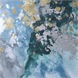 Uttermost Mercury Wood and Acrylic Abstract Hand Painted Art in White