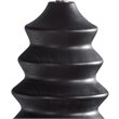 Uttermost Mendocino Modern Wood Steel and Fabric Table Lamp in Rustic Black
