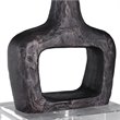 Uttermost Darbie Crystal Cast Iron and Fabric Table Lamp in Aged Black