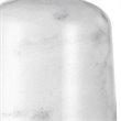 Uttermost Eloise Marble Steel and Fabric Table Lamp in White/Gray
