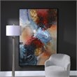Uttermost Summer Sunset Wood Abstract Hand Painted Canvas in Multi-Color