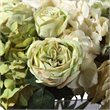 Uttermost Cecily Polyester Iron and Glass Hydrangea Bouquet in Clear