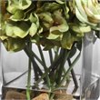 Uttermost Cecily Polyester Iron and Glass Hydrangea Bouquet in Clear