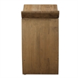 Uttermost Connor Modern Wood and Steel Counter Stool in Brown Finish