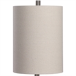 Uttermost Stevens Transitional Steel Metal Buffet Lamp in White