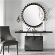 Uttermost Vessel Farmhouse Wood and Iron Console Table in Brown/Gray