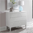 Uttermost Colby Contemporary MDF and Wood Drawer Chest in White