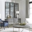 Uttermost Ocean Swell Iron MDF Framed Prints - Black/Blue/Gold/Silver (Set of 3)
