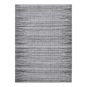 Uttermost Salida 72x108&quot Modern Style Wool Rug in Gray and Ivory