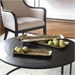 Uttermost Artisan Transitional Aluminum Trays in Antique Gold (set of 3)