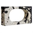Uttermost Nouveau Contemporary Resin & Stone Sculpture in Natural White/Black