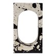Uttermost Nouveau Contemporary Resin & Stone Sculpture in Natural White/Black