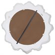 Uttermost Sea Coral Round Coastal Resin Glass and MDF Mirror in White