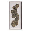 Uttermost The Times Glass and Paper Shadow Box Wall Art in Dark Walnut