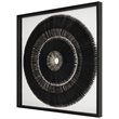 Uttermost Sandara Glass and Paper Pine Shadow Box in Black/Gold