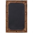 Uttermost Tahiti Coastal Style Rattan and Wood Mirror in Warm Maple Beige