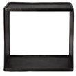 Uttermost Derwent Contemporary Aluminum Side Table in Dark Nickel