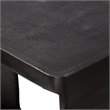 Uttermost Derwent Contemporary Aluminum Side Table in Dark Nickel