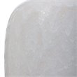 Uttermost Winterscape Ceramic and Steel Table Lamp in Cream-ivory/Nickel