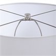 Uttermost Blue Waters Ceramic and Fabric Table Lamp in Light Blue/White