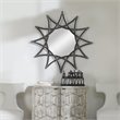 Uttermost Solaris Traditional Iron Metal and MDF Star Mirror in Silver