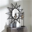 Uttermost Solaris Traditional Iron Metal and MDF Star Mirror in Silver