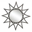 Uttermost Solaris Traditional Iron Metal and MDF Star Mirror in Silver